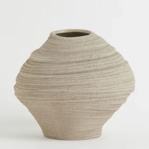 Asymmetric Stoneware Vase